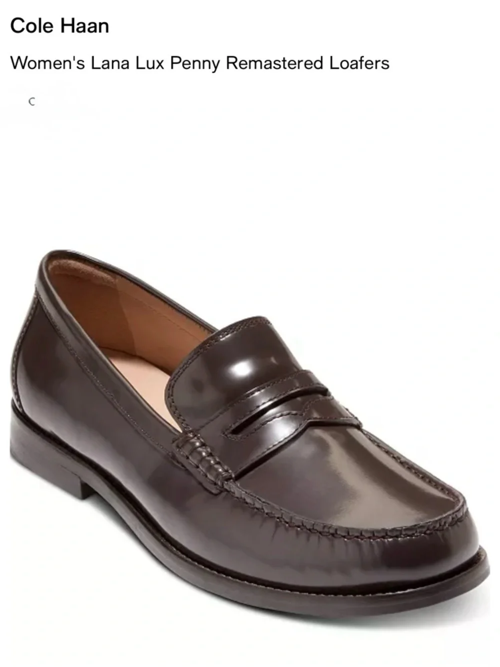 Cole Haan
Women's Lana Lux Penny Remastered Loafers in Dark Brown Leather - Picture 1 of 10